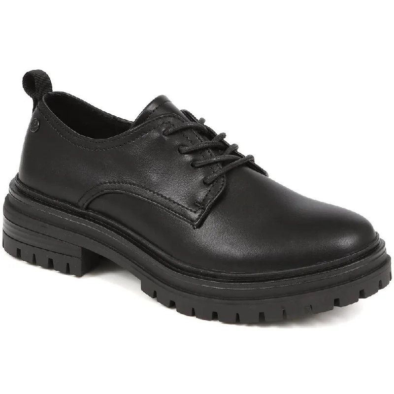 Women's casual shoes with buckles for a classic touch Chunky Lace-Up Shoes - WOIL38059 / 325 083 Women's casual shoes with buckles for a classic touch Chunky Lace-Up Shoes - WOIL38059 / 325 083