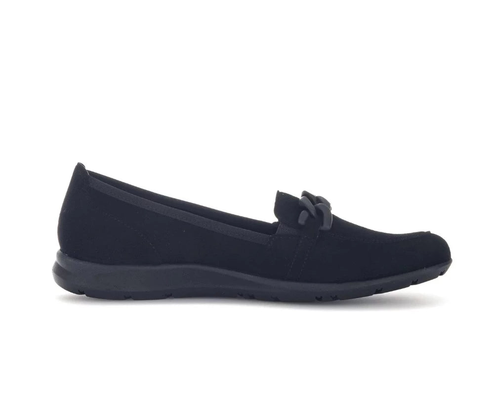 Women's casual sneakers for an active lifestyle Gabor Women's Slip On Loafer / Slipper Schwarz / Black Women's casual sneakers for an active lifestyle Gabor Women's Slip On Loafer / Slipper Schwarz / Black