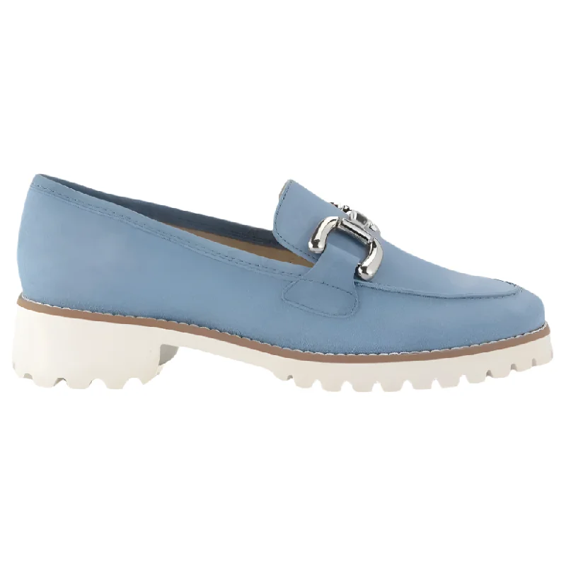Women's casual shoes in green for a unique touch Ara Women's Kiana Buckle Loafer Cool Blue Kid Suede Women's casual shoes in green for a unique touch Ara Women's Kiana Buckle Loafer Cool Blue Kid Suede