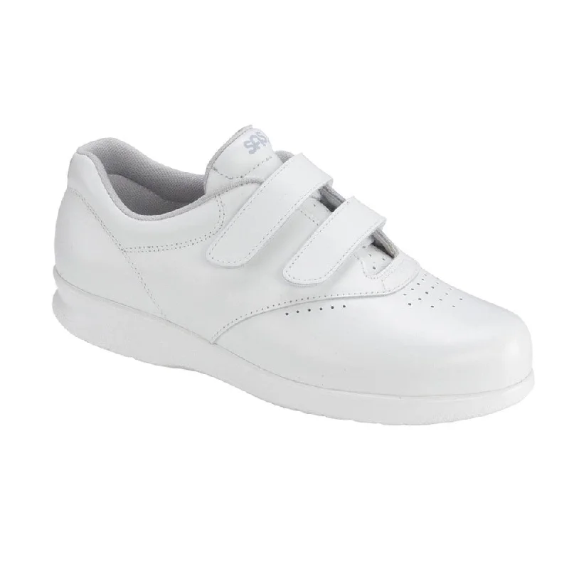 Women's casual ballet flats for a feminine look SAS Women's Me Too Velcro Walking Sneaker White Women's casual ballet flats for a feminine look SAS Women's Me Too Velcro Walking Sneaker White
