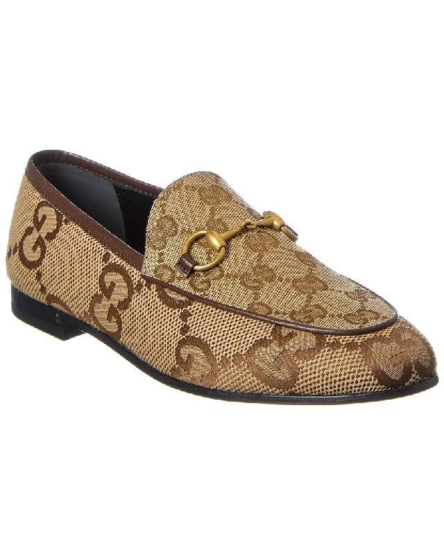 Women's Geometric - Patterned Loafers in Multicolor for a Fashion - Forward Look Gucci Jordaan Maxi Gg Canvas Loafer Women's Geometric - Patterned Loafers in Multicolor for a Fashion - Forward Look Gucci Jordaan Maxi Gg Canvas Loafer