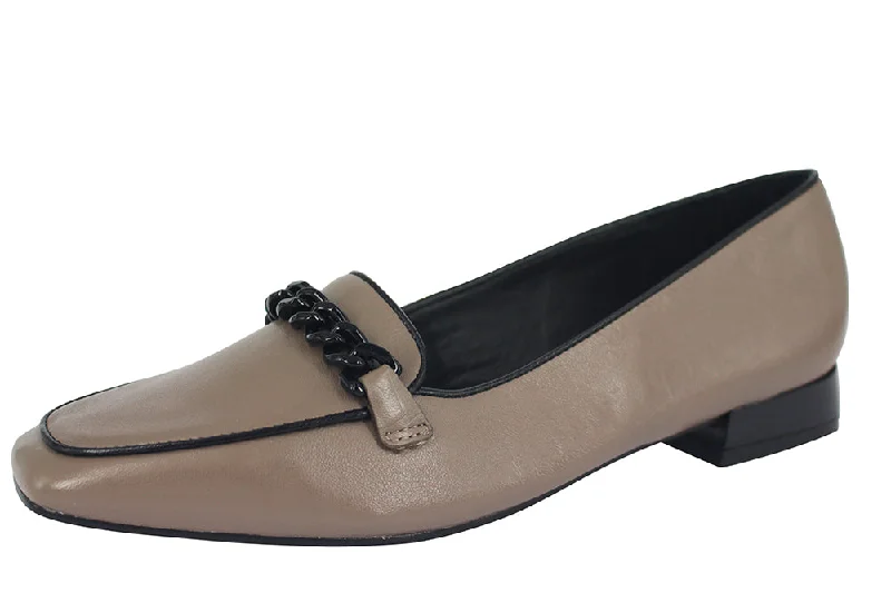 Women's Fur - Lined Loafers in Tan for a Cozy Winter Option 785 - MESTICO NEW FENDI