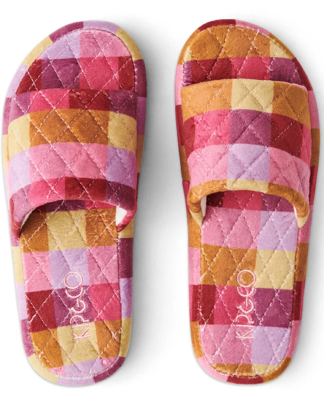 Women's Slippers with a Built - in Heel in Black for a Slightly Elevated Look Women's Slippers with a Built - in Heel in Black for a Slightly Elevated Look Tutti Frutti Quilted Velvet Adult Slippers Women's Slippers with a Built - in Heel in Black for a Slightly Elevated Look Women's Slippers with a Built - in Heel in Black for a Slightly Elevated Look Tutti Frutti Quilted Velvet Adult Slippers