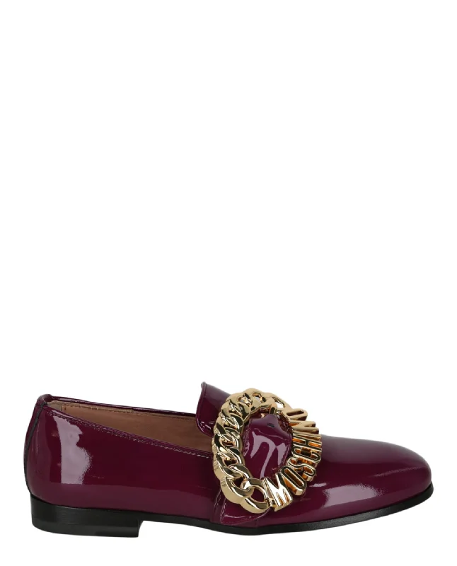 Women's Embroidered Floral Pattern Loafers in Beige for a Spring - Inspired Outfit Moschino Womens Logo Buckle Loafers Women's Embroidered Floral Pattern Loafers in Beige for a Spring - Inspired Outfit Moschino Womens Logo Buckle Loafers