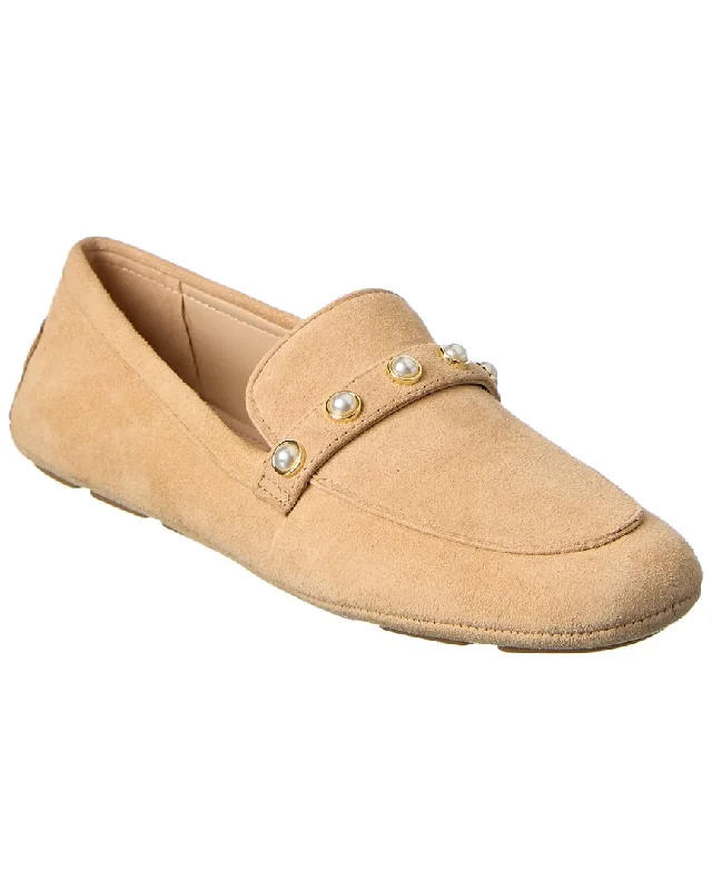 Women's Fur - Lined Loafers in Tan for a Cozy Winter Option Stuart Weitzman Allpearls Suede Driving Loafer Women's Fur - Lined Loafers in Tan for a Cozy Winter Option Stuart Weitzman Allpearls Suede Driving Loafer