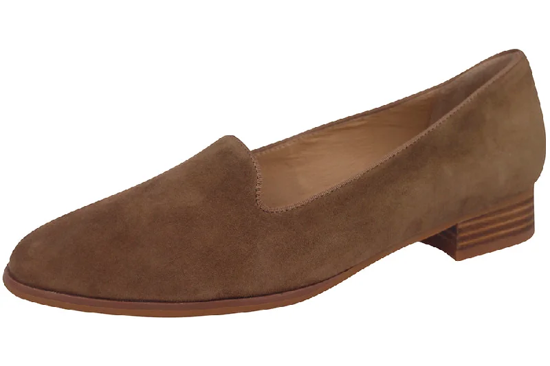 Women's Metallic Foil - Finish Loafers in Gold for a Glamorous Night Out 663 - SUEDE WHISKEY Women's Metallic Foil - Finish Loafers in Gold for a Glamorous Night Out 663 - SUEDE WHISKEY