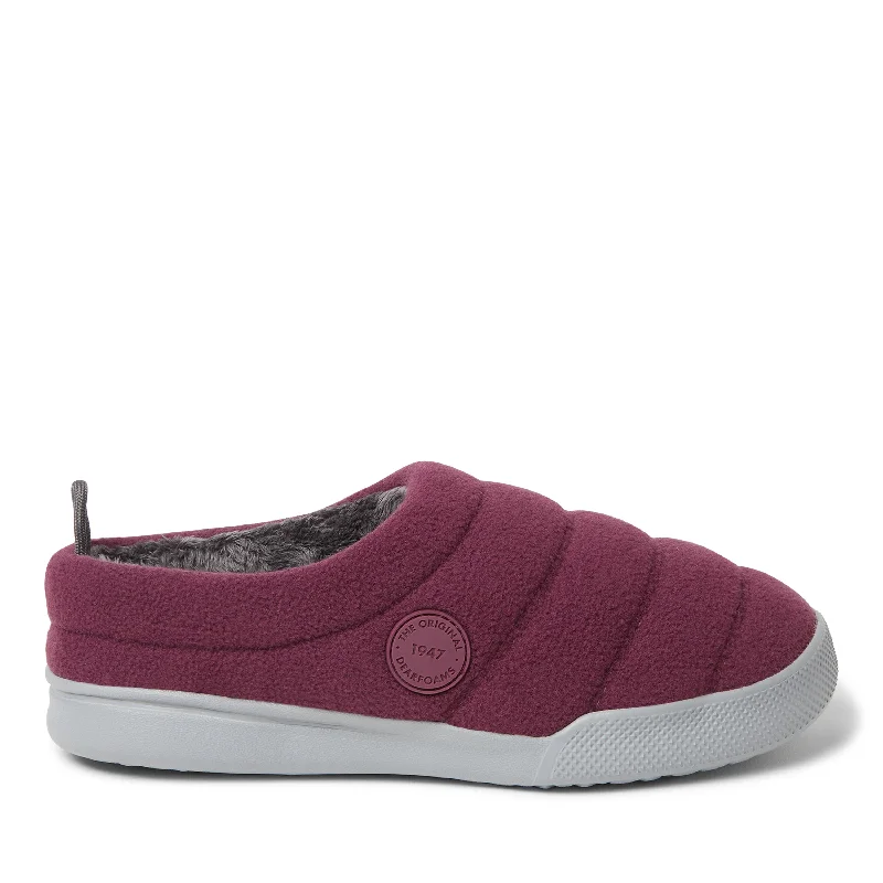 Women's Slippers with a Built - in Heel in Black for a Slightly Elevated Look Dearfoams Women's Kendra Sport Lounge Clog House Shoe Slipper Women's Slippers with a Built - in Heel in Black for a Slightly Elevated Look Dearfoams Women's Kendra Sport Lounge Clog House Shoe Slipper