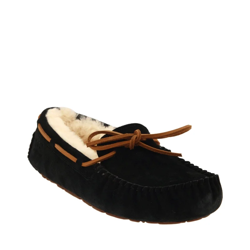 Women's Backless Slippers with a Furry Trim in Light Pink for a Cute and Casual Look Women's Backless Slippers with a Furry Trim in Light Pink for a Cute and Casual Look Women's Shoes UGG DAKOTA Moccasin Indoor/Outdoor Slippers 5612 BLACK