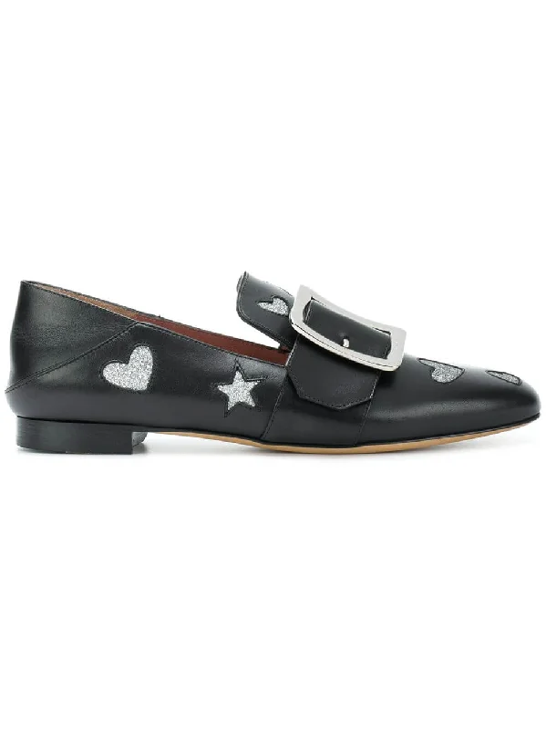 Women's Embroidered Floral Pattern Loafers in Beige for a Spring - Inspired Outfit Bally Janelle Hearts Women's 6221029 Black Leather Loafers Women's Embroidered Floral Pattern Loafers in Beige for a Spring - Inspired Outfit Bally Janelle Hearts Women's 6221029 Black Leather Loafers