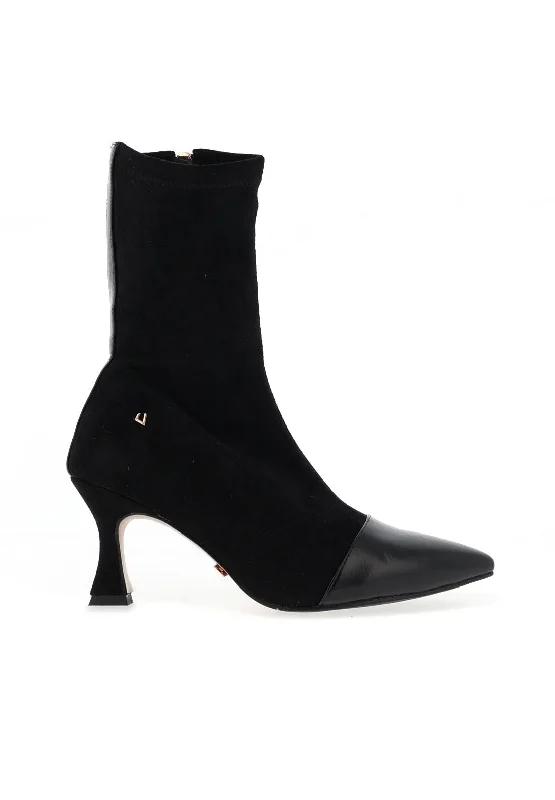 women's boots for summer festivals women's boots for summer festivalsUna Healy Too Shy Heeled Boot, Black