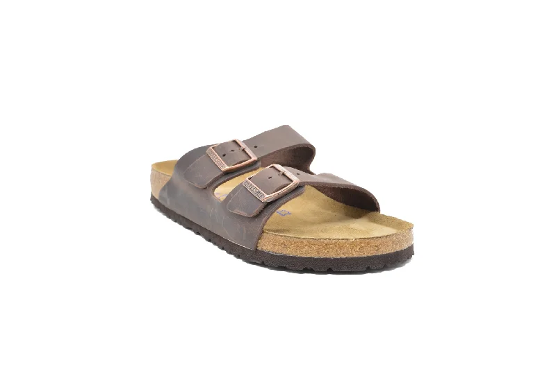 Waterproof Women's Rubber Beach Sandals with Arch Support in Blue for Water ActivitiesBIRKENSTOCK Arizona Soft Footbed Oiled Leather Waterproof Women's Rubber Beach Sandals with Arch Support in Blue for Water ActivitiesBIRKENSTOCK Arizona Soft Footbed Oiled Leather