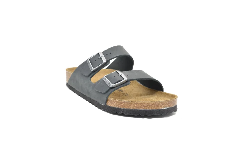 Elastic - Strap Women's Sandals with a Padded Toe in Teal for Easy On - and - OffBIRKENSTOCK Arizona Oiled Leather