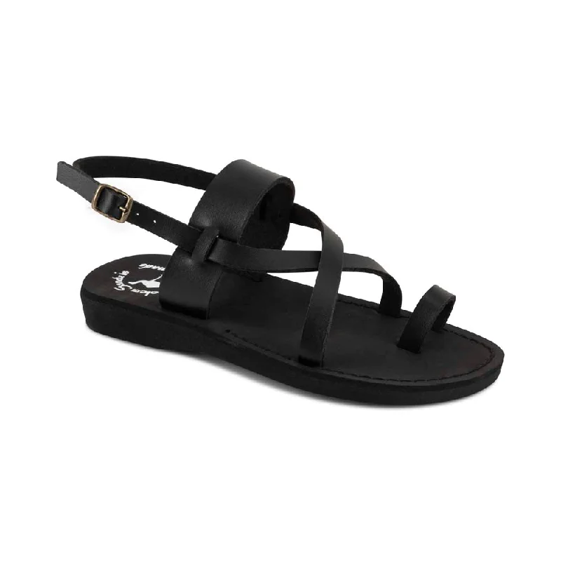 Anti - Slip Women's Sandals with a Grooved Sole in Green for Outdoor AdventuresBethany Vegan - Leather Alternative Sandal | Black Anti - Slip Women's Sandals with a Grooved Sole in Green for Outdoor AdventuresBethany Vegan - Leather Alternative Sandal | Black
