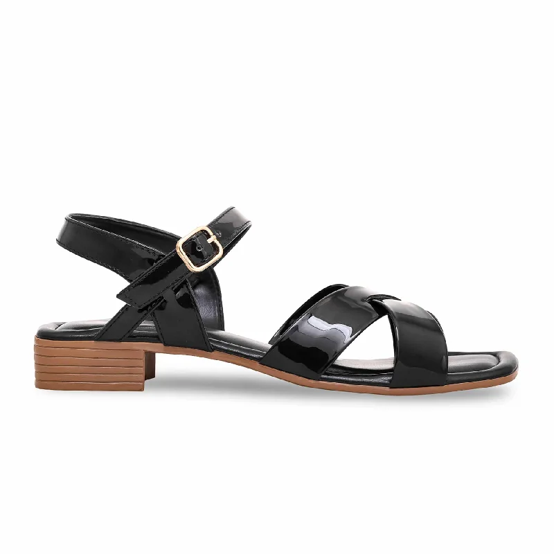 Men's sandals with a stretchy strap for a better fitBlack Formal Sandal FR5282