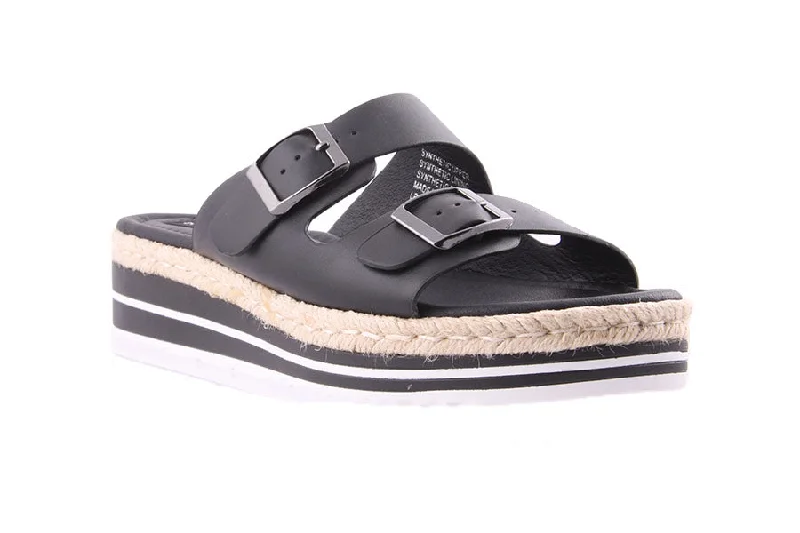 Women's Sandals with a Floral - Printed Upper in Pink for a Feminine Spring LookBORABORA BLACK Women's Sandals with a Floral - Printed Upper in Pink for a Feminine Spring LookBORABORA BLACK