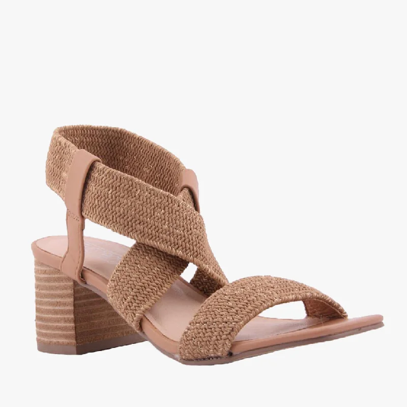 Women's Rhinestone - Embellished Open - Toe Sandals in Silver for a Glamorous Party LookBRONTE TAN WOVEN Women's Rhinestone - Embellished Open - Toe Sandals in Silver for a Glamorous Party LookBRONTE TAN WOVEN