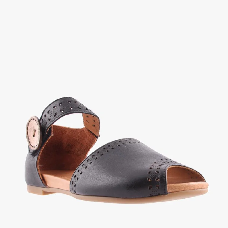 Lightweight Women's Mesh - Paneled Sandals in Yellow for BreathabilityCARTER BLACK
