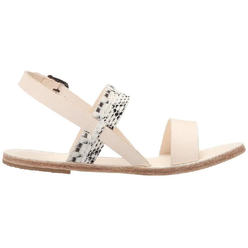 Child - Friendly Women's Sandals with a Secure Buckle in Purple for Moms on the GoAbbot Kinney Blvd - Leather Snake Skin Sandal | Natural Child - Friendly Women's Sandals with a Secure Buckle in Purple for Moms on the GoAbbot Kinney Blvd - Leather Snake Skin Sandal | Natural