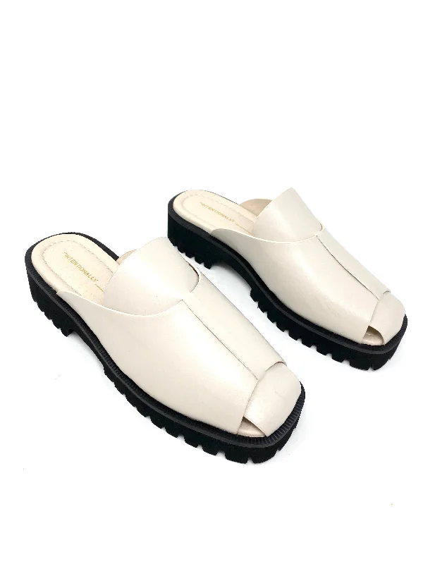 Women's Ankle - Strap Sandals with a Block Heel in Red for a Sophisticated StyleDelancey Lug Sole Sandal in Cream from Intentionally Blank Women's Ankle - Strap Sandals with a Block Heel in Red for a Sophisticated StyleDelancey Lug Sole Sandal in Cream from Intentionally Blank