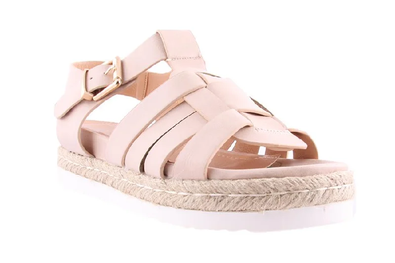 Women's Sandals with a Wedge Heel and a Tassel Detail in Orange for a Trendy LookDEVON BLUSH Women's Sandals with a Wedge Heel and a Tassel Detail in Orange for a Trendy LookDEVON BLUSH