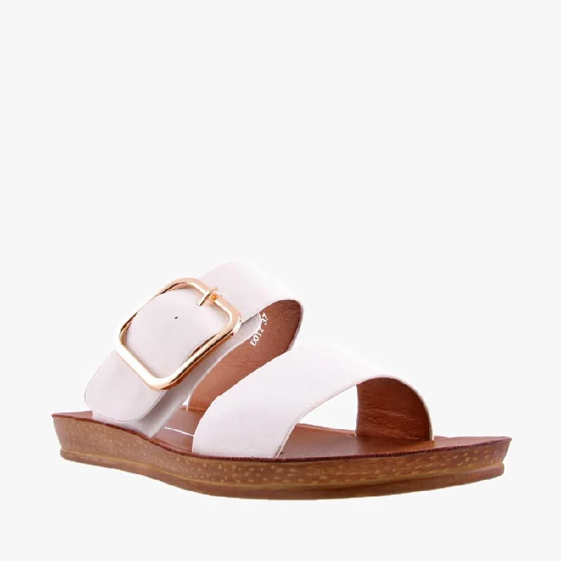 Women's Sandals with a Floral - Printed Upper in Pink for a Feminine Spring LookDOTI WHITE Women's Sandals with a Floral - Printed Upper in Pink for a Feminine Spring LookDOTI WHITE