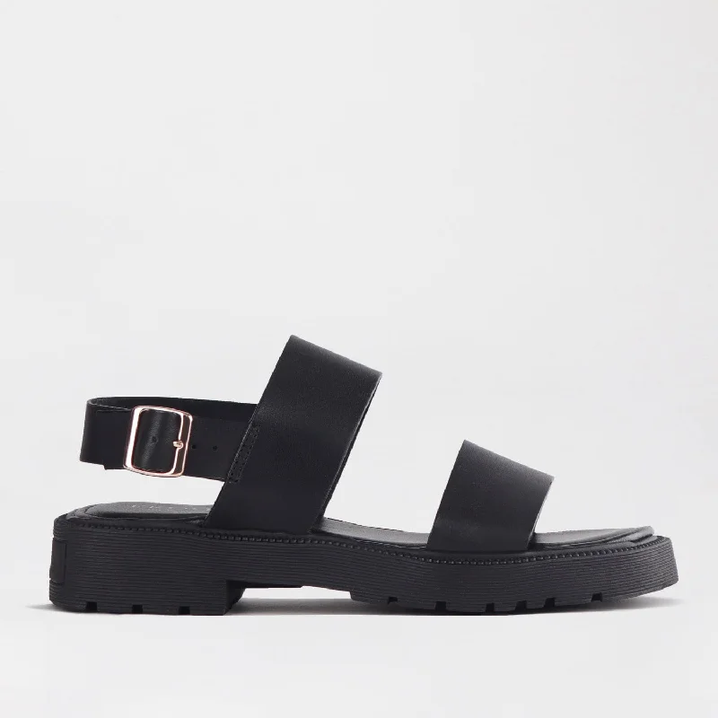 Orthopedic Women's Sandals with Arch Support in Gray for Foot HealthDouble Band Buckle Strap in Black - 12711 Orthopedic Women's Sandals with Arch Support in Gray for Foot HealthDouble Band Buckle Strap in Black - 12711