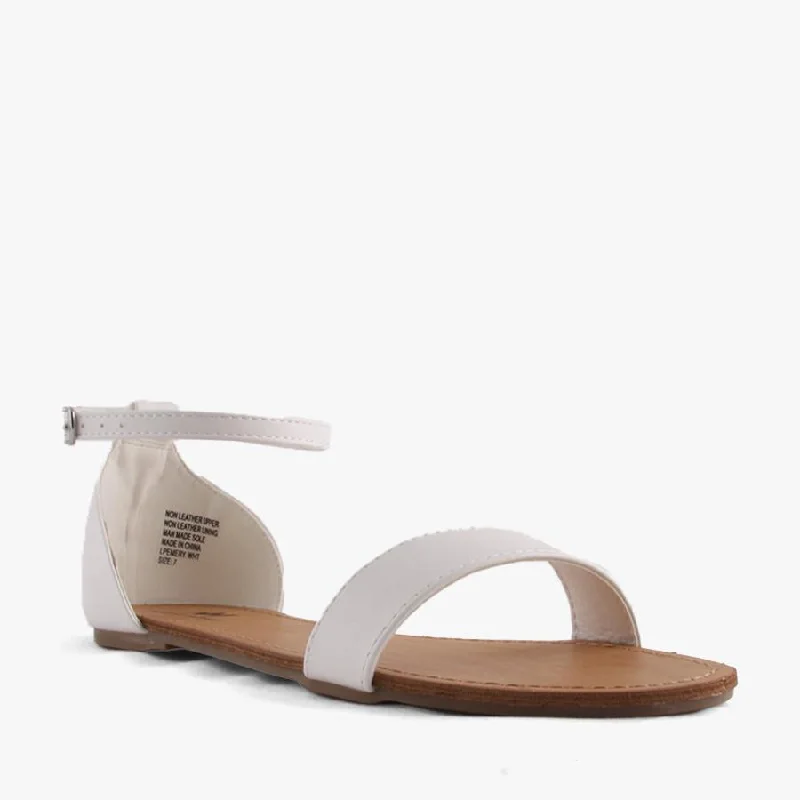 Women's Leather - Strapped Sandals with a Braided Detail in Brown for a Rustic AppealEMERY WHITE Women's Leather - Strapped Sandals with a Braided Detail in Brown for a Rustic AppealEMERY WHITE