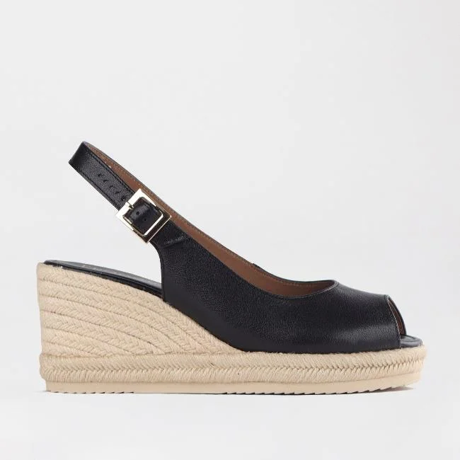 Women's Flat Slide Sandals with a Memory Foam Insole in White for All - Day ComfortEspadrille Slingback Wedge Sandal in Black - 12684 Women's Flat Slide Sandals with a Memory Foam Insole in White for All - Day ComfortEspadrille Slingback Wedge Sandal in Black - 12684