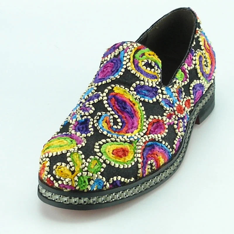 Men's loafers with a tassel front for a classic lookFiesso FI-7118 Multi Color Loafers