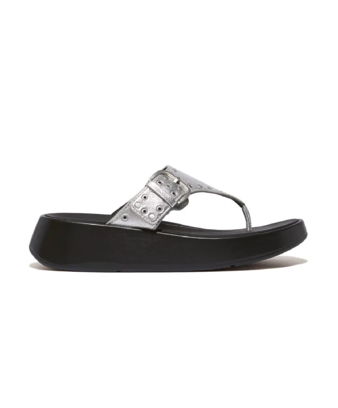 Plus Size Women's Wide - Width Platform Sandals in Black for Added Comfort and HeightFitflop F-Mode Buckle Stud M/Leather Flatform Toe Post Silver Plus Size Women's Wide - Width Platform Sandals in Black for Added Comfort and HeightFitflop F-Mode Buckle Stud M/Leather Flatform Toe Post Silver