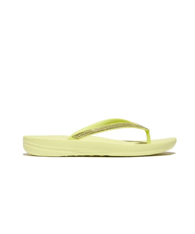 Women's Cork - Soled Espadrille Sandals with a Rope - Trimmed Upper in Navy for a Summer VibeFitflop iQushion Sparkle Lime Women's Cork - Soled Espadrille Sandals with a Rope - Trimmed Upper in Navy for a Summer VibeFitflop iQushion Sparkle Lime
