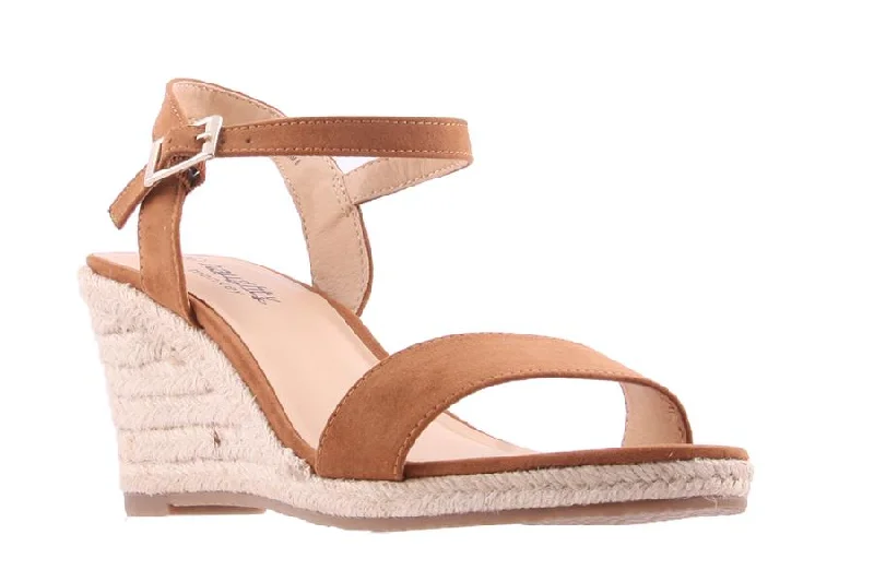 Elastic - Strap Women's Sandals with a Padded Toe in Teal for Easy On - and - OffGODDESS TAN SUEDE Elastic - Strap Women's Sandals with a Padded Toe in Teal for Easy On - and - OffGODDESS TAN SUEDE