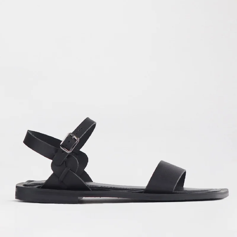 Women's Flat Slide Sandals with a Memory Foam Insole in White for All - Day ComfortGrecian inspired Slingback Sandal in Black - 12715 Women's Flat Slide Sandals with a Memory Foam Insole in White for All - Day ComfortGrecian inspired Slingback Sandal in Black - 12715