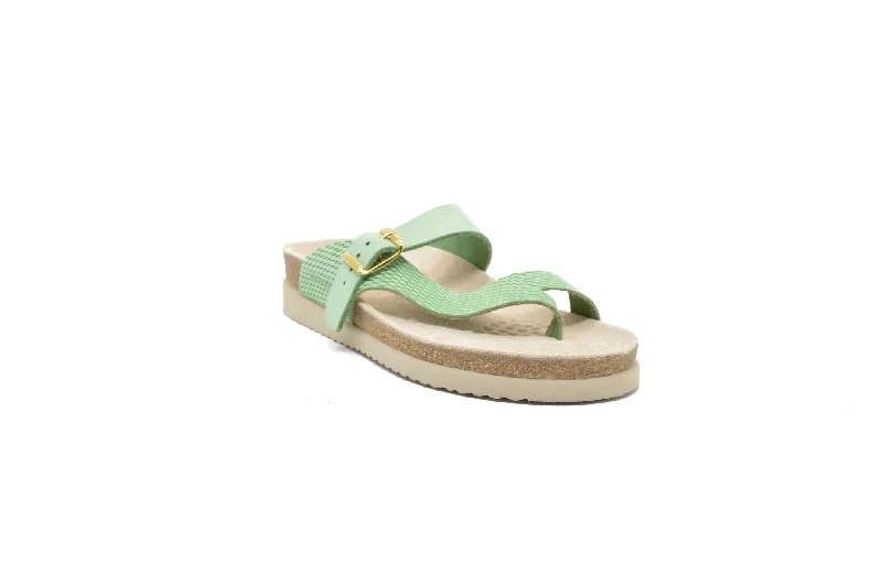 Anti - Slip Women's Sandals with a Grooved Sole in Green for Outdoor AdventuresMEPHISTO Helen Mix Perf Mint Anti - Slip Women's Sandals with a Grooved Sole in Green for Outdoor AdventuresMEPHISTO Helen Mix Perf Mint