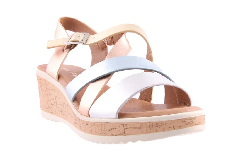 Women's Strappy Gladiator Sandals with Buckle Closures in Tan for a Boho LookJESSICA METALIC MULTI Women's Strappy Gladiator Sandals with Buckle Closures in Tan for a Boho LookJESSICA METALIC MULTI