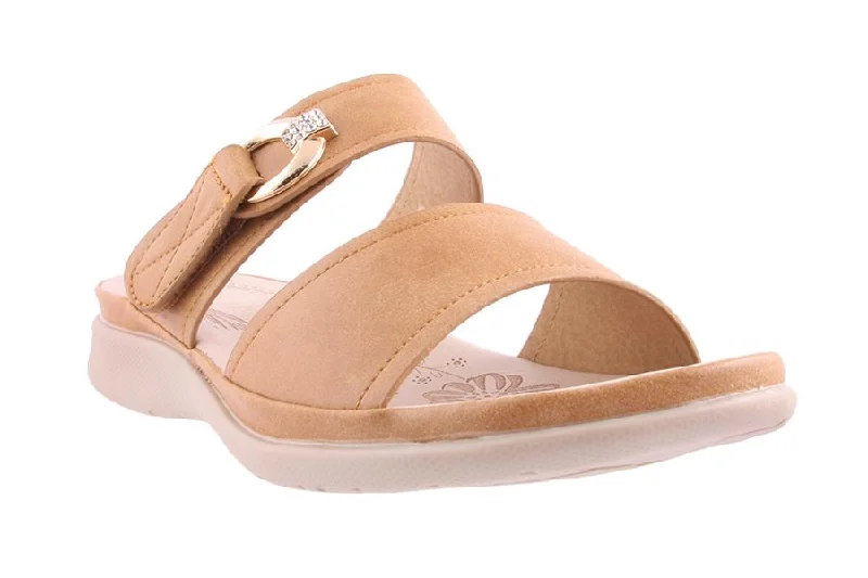 Women's Sandals with a Floral - Printed Upper in Pink for a Feminine Spring LookJODIE TAUPE Women's Sandals with a Floral - Printed Upper in Pink for a Feminine Spring LookJODIE TAUPE