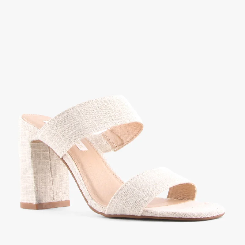 Women's Rhinestone - Embellished Open - Toe Sandals in Silver for a Glamorous Party LookKOA NATURAL LINEN Women's Rhinestone - Embellished Open - Toe Sandals in Silver for a Glamorous Party LookKOA NATURAL LINEN