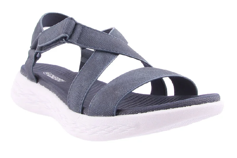 Women's Sandals with a Glitter - Coated Strap in Gold for a Sparkly Summer OutfitLAG NAVY Women's Sandals with a Glitter - Coated Strap in Gold for a Sparkly Summer OutfitLAG NAVY
