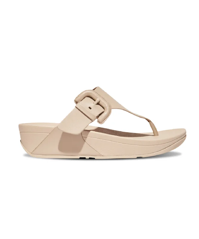 Women's Ankle - Strap Sandals with a Block Heel in Red for a Sophisticated StyleFitFlop Lulu Covered Buckle Raw Edge Leather Toe Thong Beige Women's Ankle - Strap Sandals with a Block Heel in Red for a Sophisticated StyleFitFlop Lulu Covered Buckle Raw Edge Leather Toe Thong Beige
