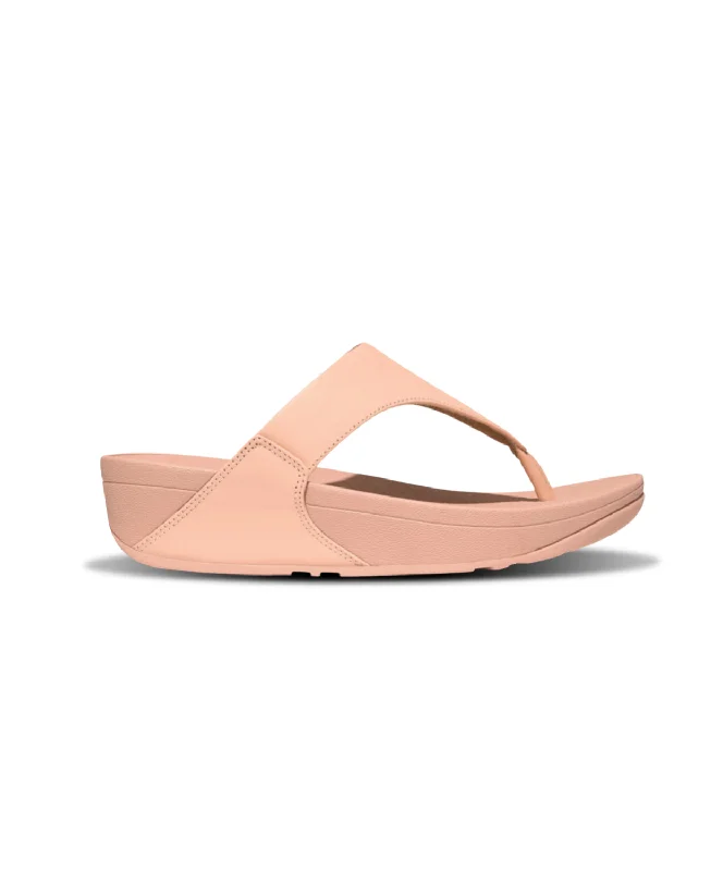Women's Ankle - Strap Sandals with a Block Heel in Red for a Sophisticated StyleFitflop Lulu Leather Toe Post Blush Women's Ankle - Strap Sandals with a Block Heel in Red for a Sophisticated StyleFitflop Lulu Leather Toe Post Blush