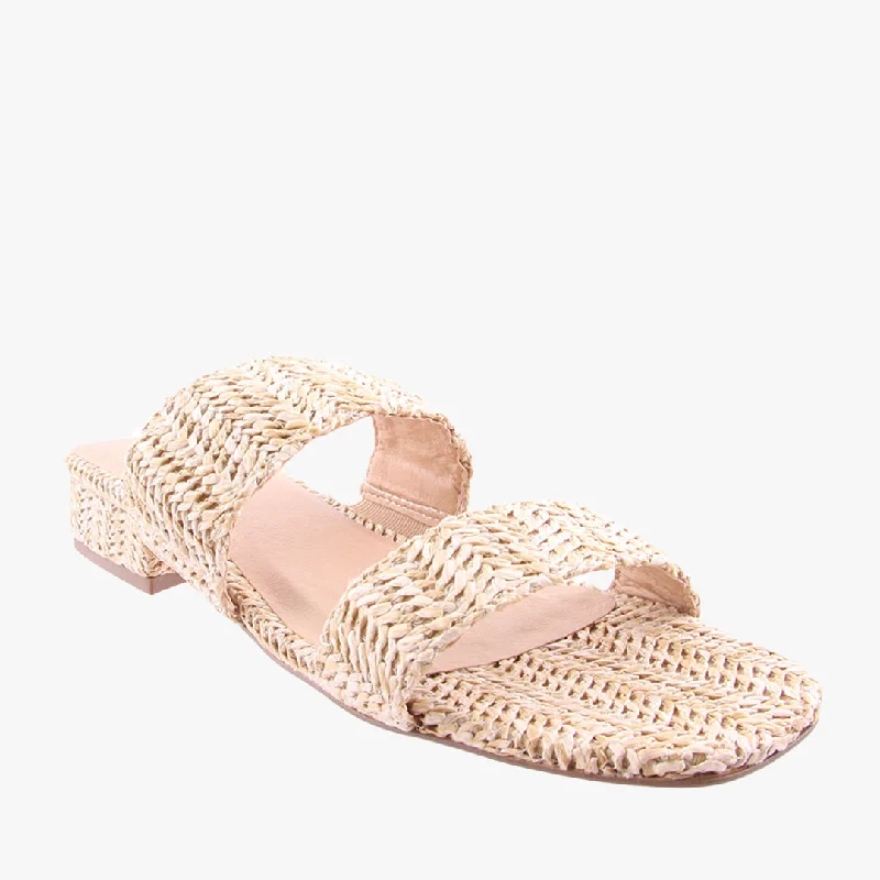 Elastic - Strap Women's Sandals with a Padded Toe in Teal for Easy On - and - OffLYLA NATURAL RAFIA Elastic - Strap Women's Sandals with a Padded Toe in Teal for Easy On - and - OffLYLA NATURAL RAFIA