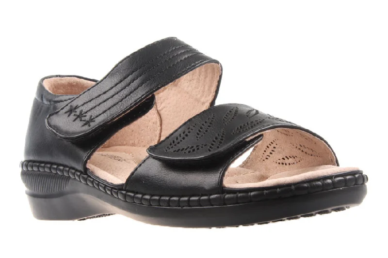 Women's Ankle - Strap Sandals with a Block Heel in Red for a Sophisticated StyleMOOSE BLACK Women's Ankle - Strap Sandals with a Block Heel in Red for a Sophisticated StyleMOOSE BLACK