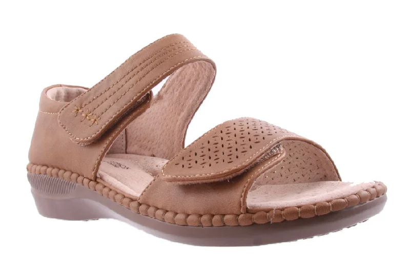 Women's Strappy Gladiator Sandals with Buckle Closures in Tan for a Boho LookMOOSE TAN Women's Strappy Gladiator Sandals with Buckle Closures in Tan for a Boho LookMOOSE TAN