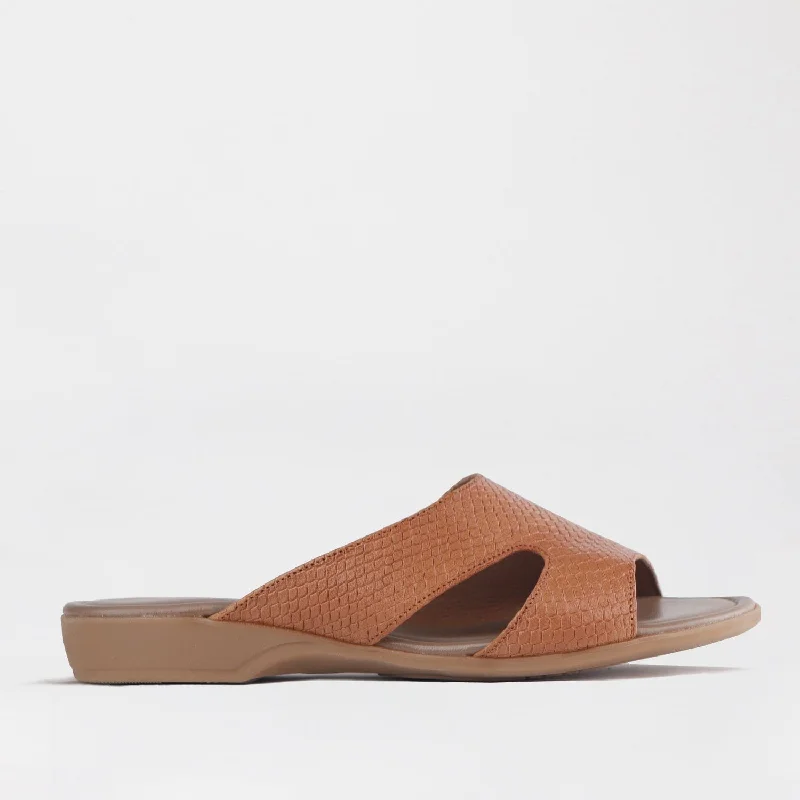 Lightweight Women's Mesh - Paneled Sandals in Yellow for BreathabilityMule Flat Sandal Tan - 12407 Lightweight Women's Mesh - Paneled Sandals in Yellow for BreathabilityMule Flat Sandal Tan - 12407
