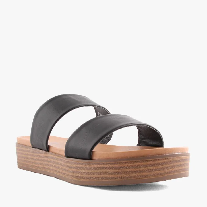 Women's Leather - Strapped Sandals with a Braided Detail in Brown for a Rustic AppealNELLE BLACK Women's Leather - Strapped Sandals with a Braided Detail in Brown for a Rustic AppealNELLE BLACK