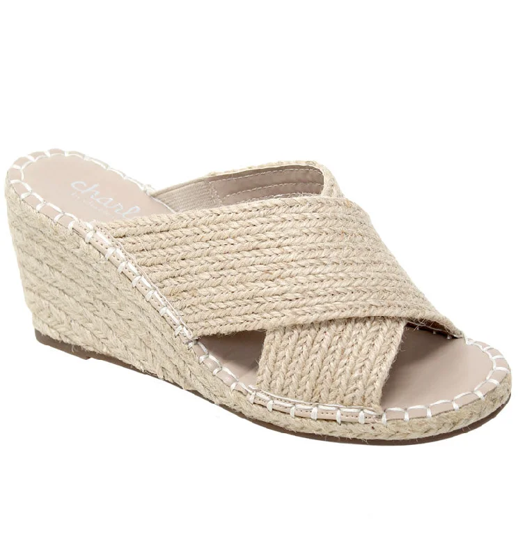 Women's Leather - Strapped Sandals with a Braided Detail in Brown for a Rustic AppealNOTCH WEDGE Women's Leather - Strapped Sandals with a Braided Detail in Brown for a Rustic AppealNOTCH WEDGE