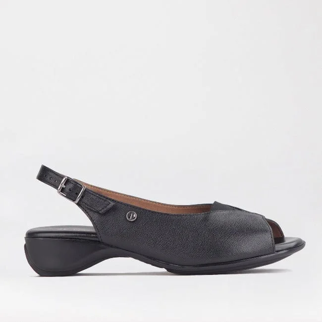 Women's Leather - Strapped Sandals with a Braided Detail in Brown for a Rustic AppealOpen Toe Slingback Sandal in Black - 10345 Women's Leather - Strapped Sandals with a Braided Detail in Brown for a Rustic AppealOpen Toe Slingback Sandal in Black - 10345