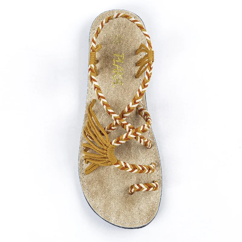 Shock - Absorbing Women's Sandals with a Soft Insole in Black for Active LifestylesPalm Leaf Flat Women's Sandals | Negev Shock - Absorbing Women's Sandals with a Soft Insole in Black for Active LifestylesPalm Leaf Flat Women's Sandals | Negev