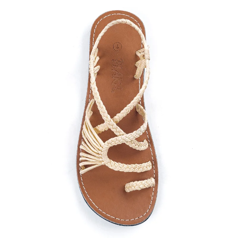 Child - Friendly Women's Sandals with a Secure Buckle in Purple for Moms on the GoPalm Leaf Flat Women's Sandals | Sweet-Ivory Child - Friendly Women's Sandals with a Secure Buckle in Purple for Moms on the GoPalm Leaf Flat Women's Sandals | Sweet-Ivory