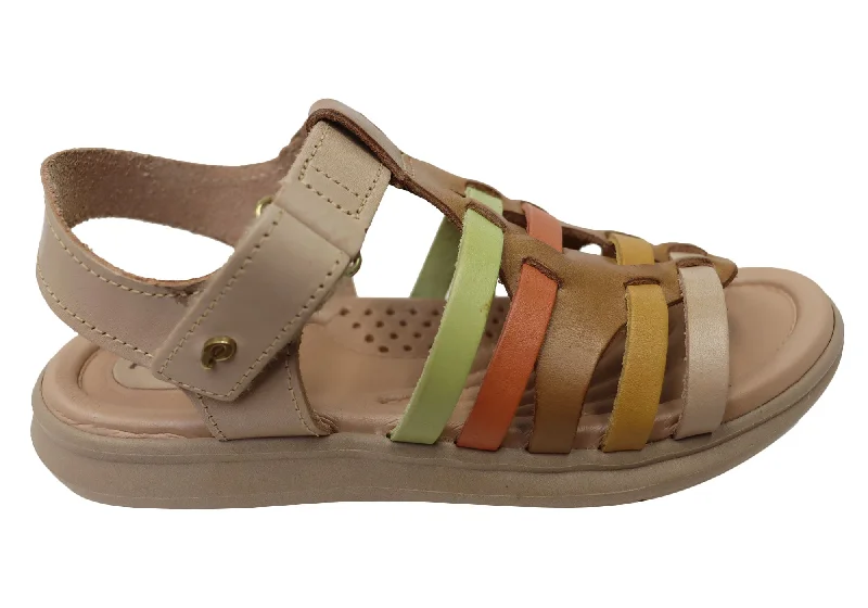 Men's leather sandals with an adjustable strapPegada Eisha Womens Comfortable Leather Sandals Made In Brazil